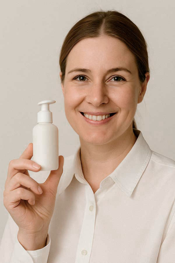Founder of the cosmetics brand Olena